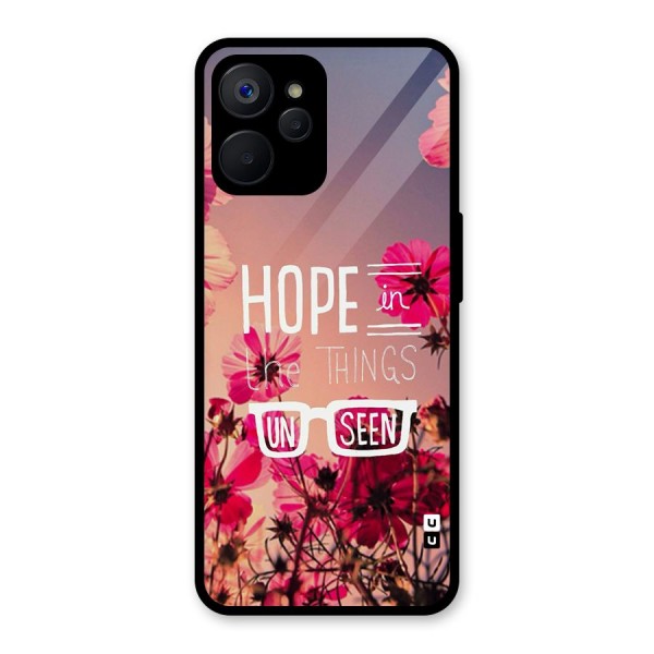 Unseen Hope Glass Back Case for Realme 9i 5G