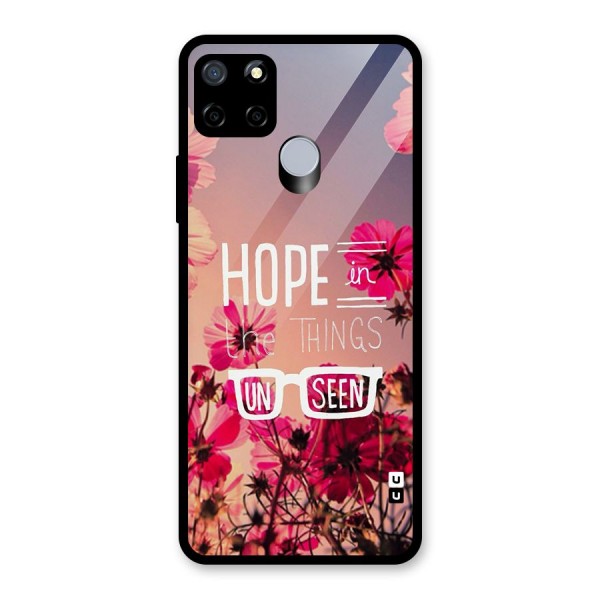 Unseen Hope Glass Back Case for Realme C12