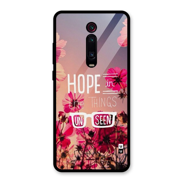 Unseen Hope Glass Back Case for Redmi K20 Pro