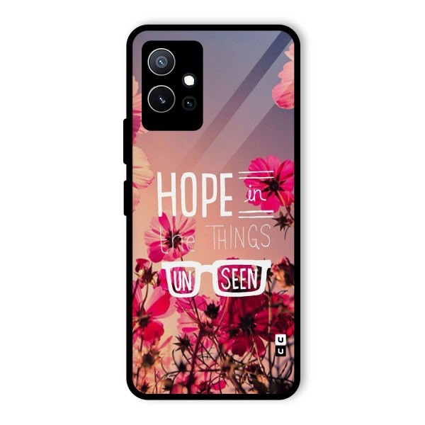 Unseen Hope Glass Back Case for Vivo T1 5G