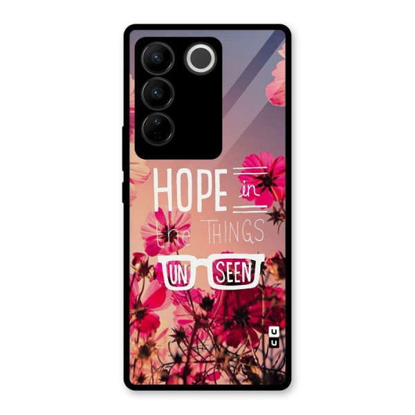 Unseen Hope Glass Back Case for Vivo V27