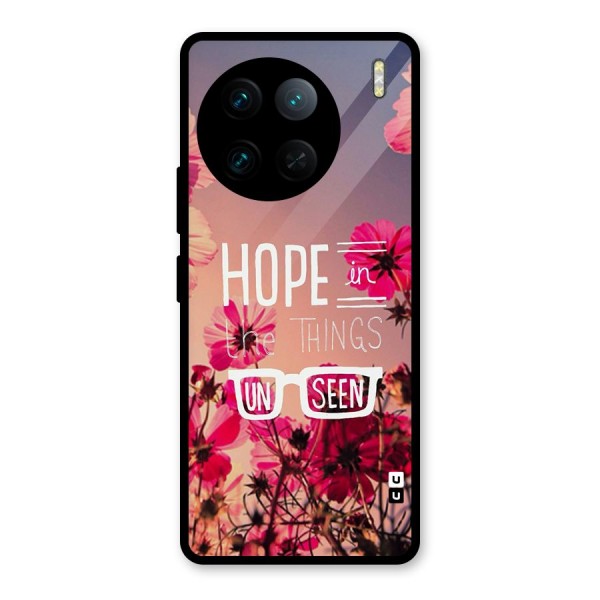 Unseen Hope Glass Back Case for Vivo X90 Pro