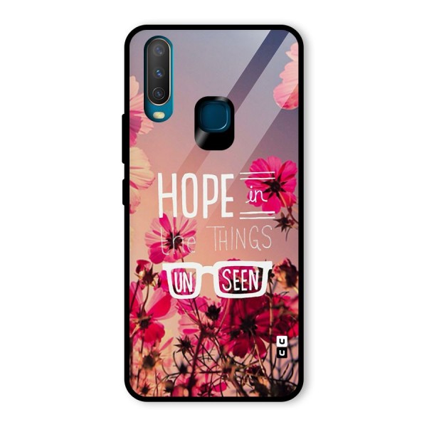 Unseen Hope Glass Back Case for Vivo Y12