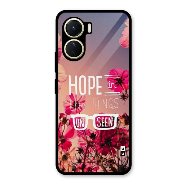 Unseen Hope Glass Back Case for Vivo Y56