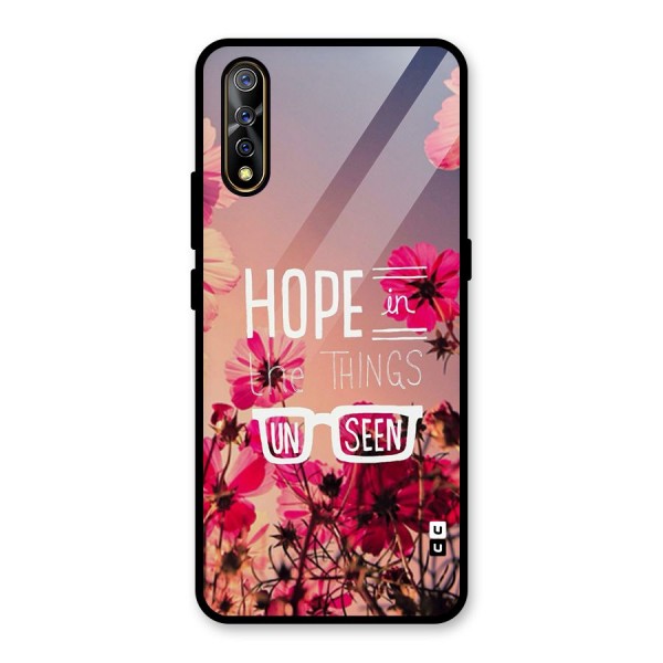 Unseen Hope Glass Back Case for Vivo Z1x