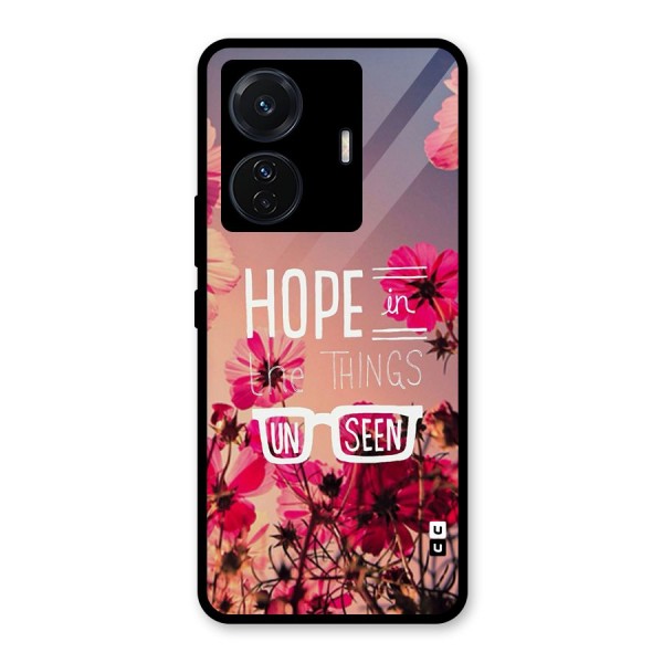 Unseen Hope Glass Back Case for Vivo iQOO Z6 Pro