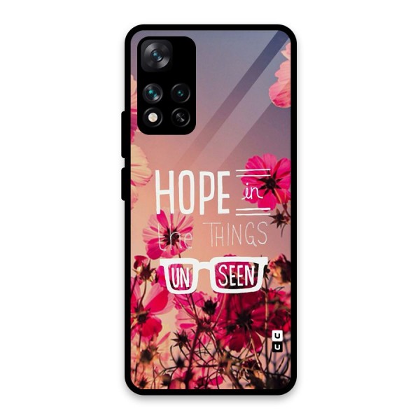 Unseen Hope Glass Back Case for Xiaomi 11i HyperCharge 5G