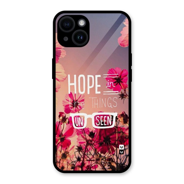 Unseen Hope Glass Back Case for iPhone 14