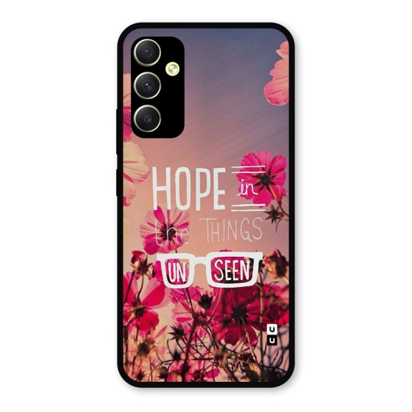 Unseen Hope Metal Back Case for Galaxy A34