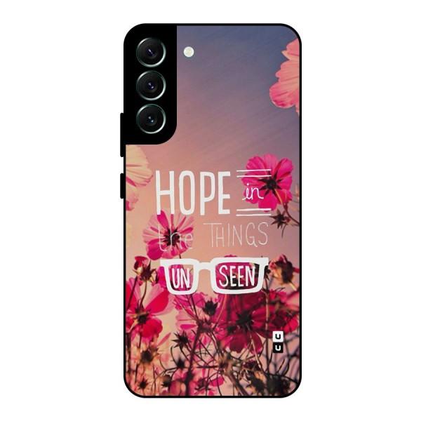 Unseen Hope Metal Back Case for Galaxy S22 Plus 5G