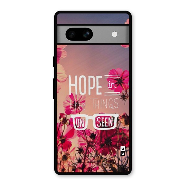 Unseen Hope Metal Back Case for Google Pixel 7a