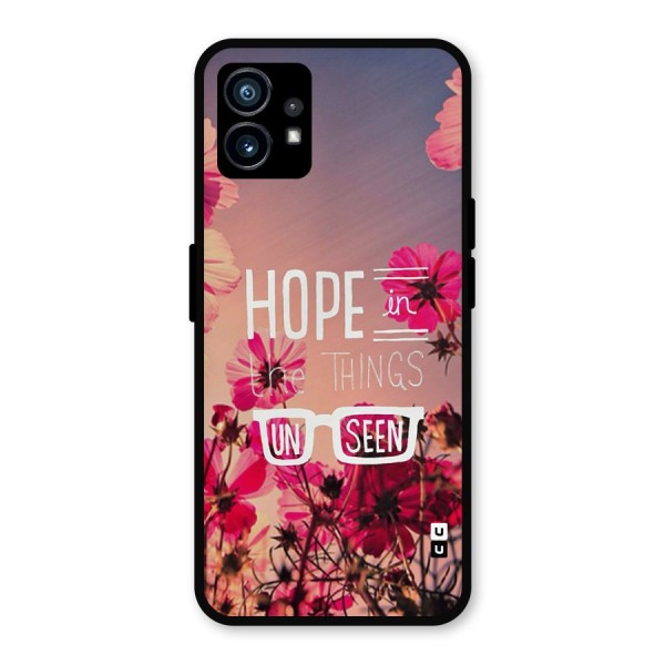 Unseen Hope Metal Back Case for Nothing Phone 1