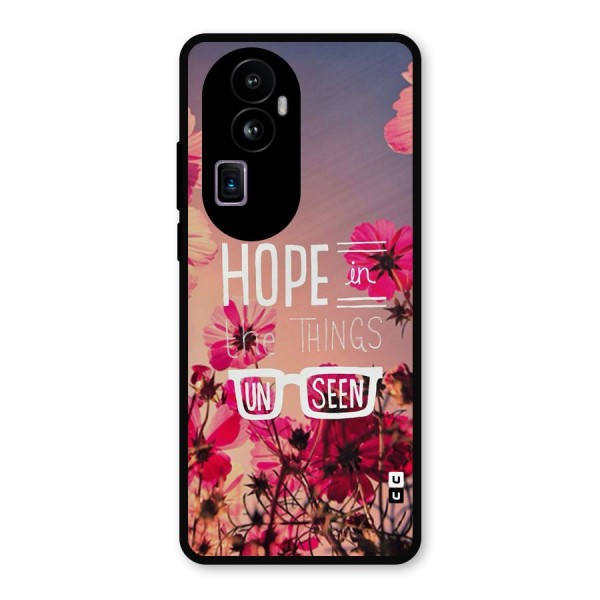 Unseen Hope Metal Back Case for Oppo Reno10 Pro Plus