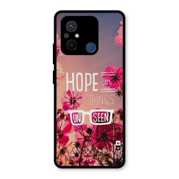 Unseen Hope Metal Back Case for Poco C55