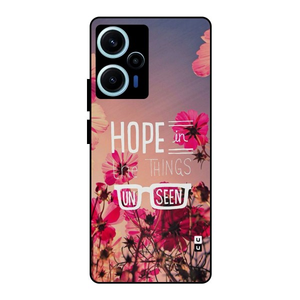 Unseen Hope Metal Back Case for Poco F5