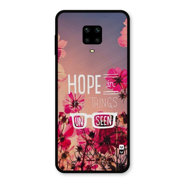 Unseen Hope Metal Back Case for Poco M2