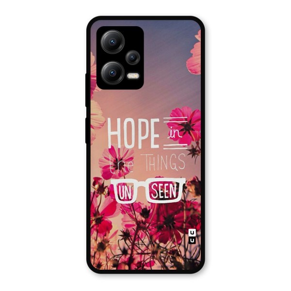 Unseen Hope Metal Back Case for Poco X5