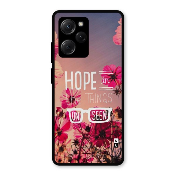 Unseen Hope Metal Back Case for Poco X5 Pro