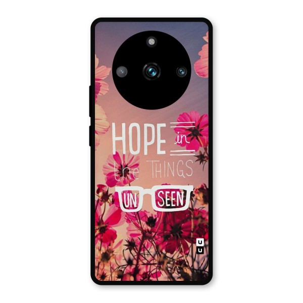 Unseen Hope Metal Back Case for Realme 11 Pro