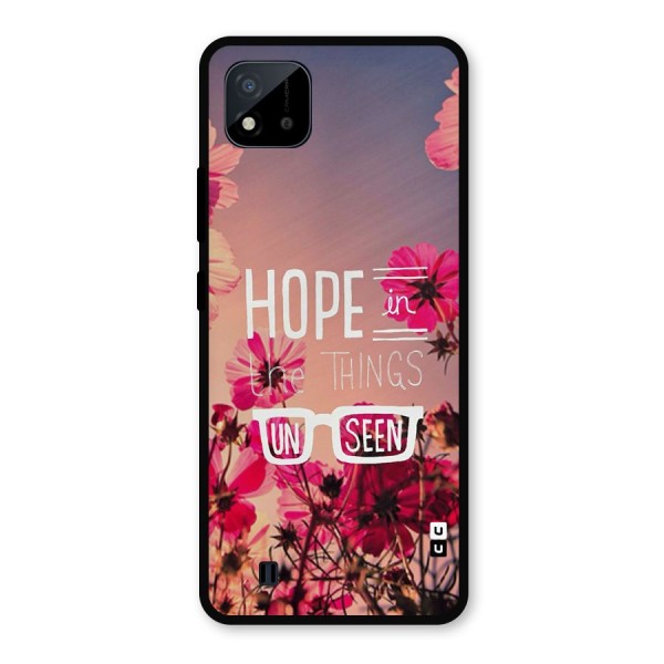 Unseen Hope Metal Back Case for Realme C11 2021