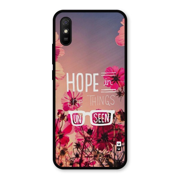 Unseen Hope Metal Back Case for Redmi 9i