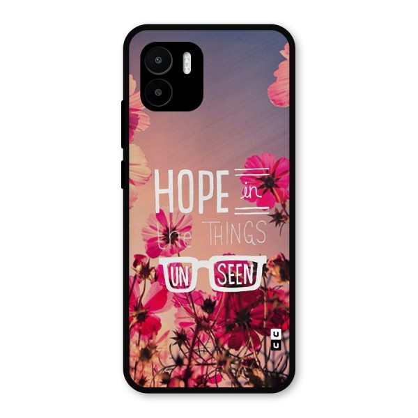 Unseen Hope Metal Back Case for Redmi A1