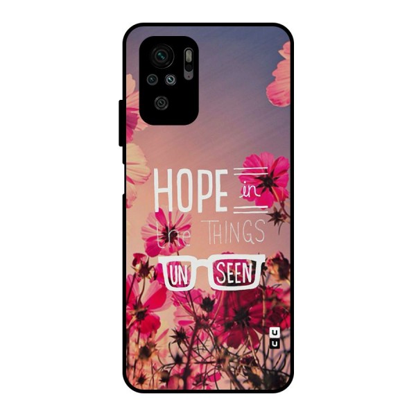 Unseen Hope Metal Back Case for Redmi Note 10