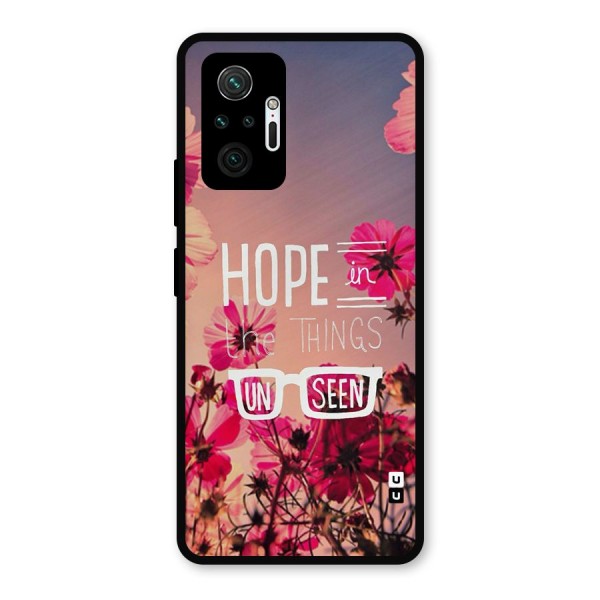 Unseen Hope Metal Back Case for Redmi Note 10 Pro