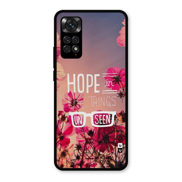 Unseen Hope Metal Back Case for Redmi Note 11