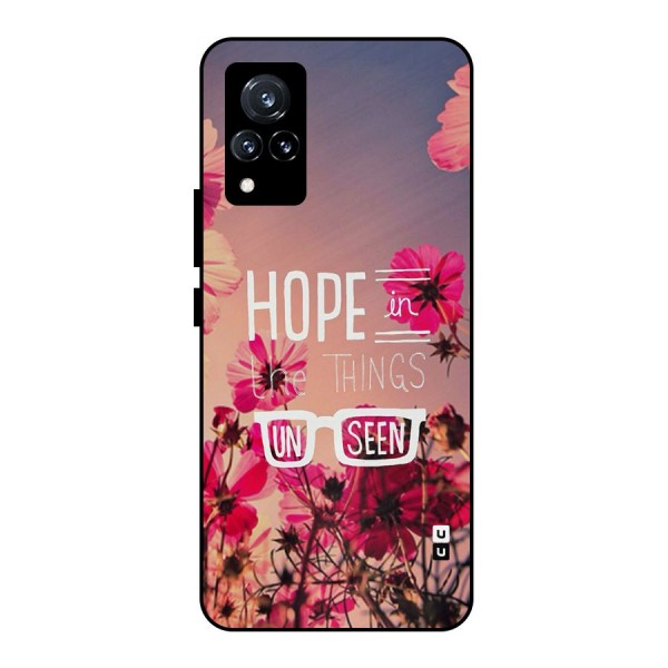 Unseen Hope Metal Back Case for Vivo V21 5G