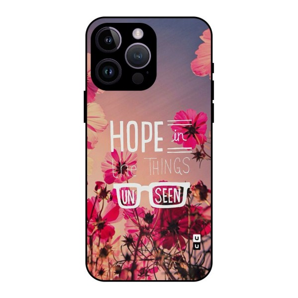 Unseen Hope Metal Back Case for iPhone 14 Pro Max