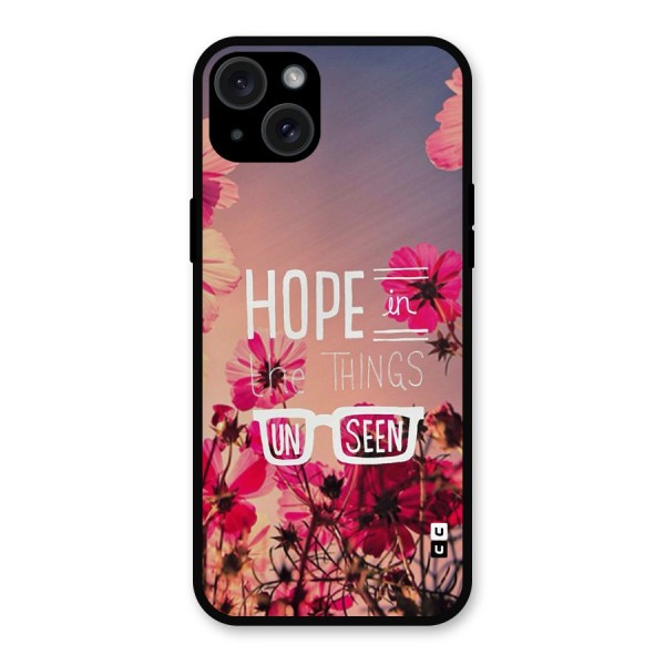 Unseen Hope Metal Back Case for iPhone 15 Plus