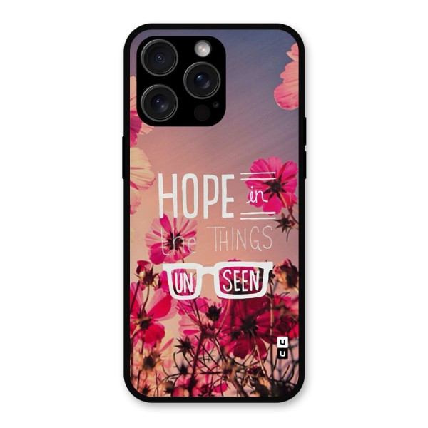 Unseen Hope Metal Back Case for iPhone 15 Pro Max
