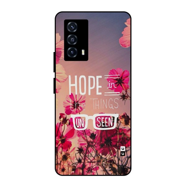 Unseen Hope Metal Back Case for iQOO Z5