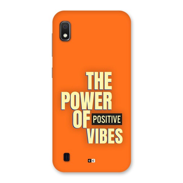 Upbeat Vibes Back Case for Galaxy A10