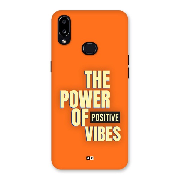 Upbeat Vibes Back Case for Galaxy A10s