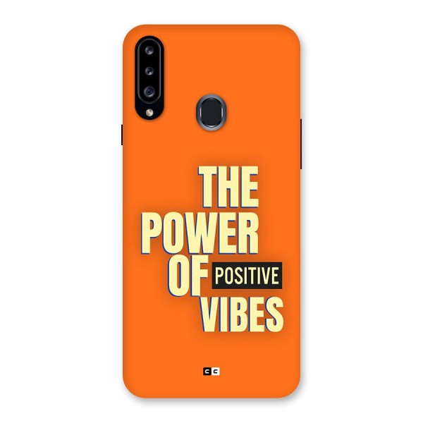 Upbeat Vibes Back Case for Galaxy A20s