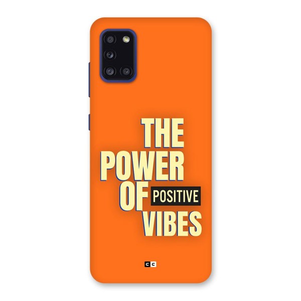 Upbeat Vibes Back Case for Galaxy A31