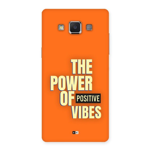 Upbeat Vibes Back Case for Galaxy A5