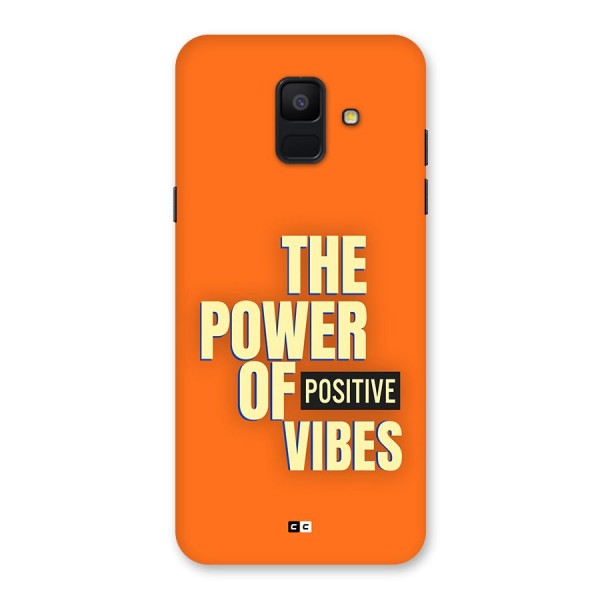 Upbeat Vibes Back Case for Galaxy A6 (2018)