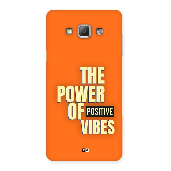 Upbeat Vibes Back Case for Galaxy A7