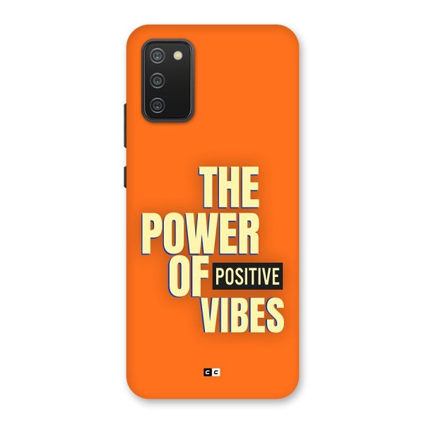 Upbeat Vibes Back Case for Galaxy F02s