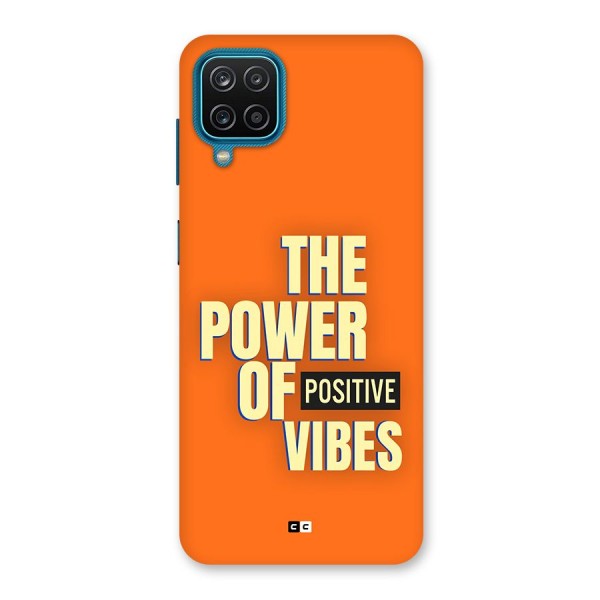 Upbeat Vibes Back Case for Galaxy F12