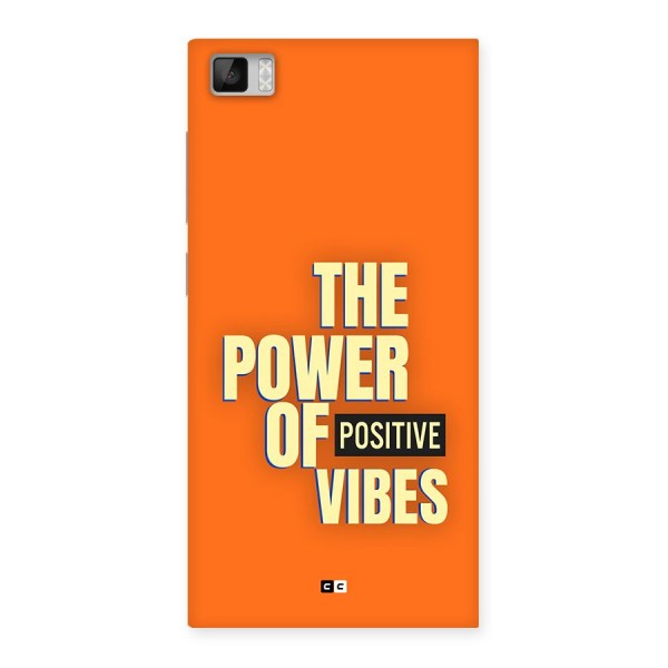 Upbeat Vibes Back Case for Mi3