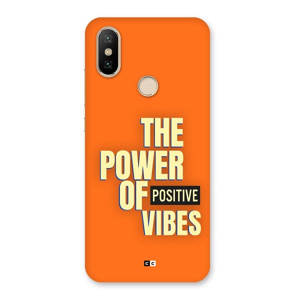 Upbeat Vibes Back Case for Mi A2