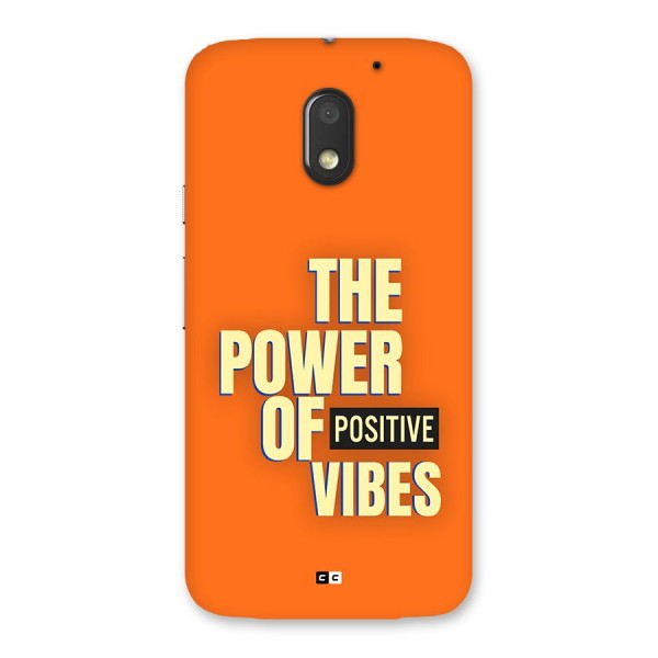 Upbeat Vibes Back Case for Moto E3 Power