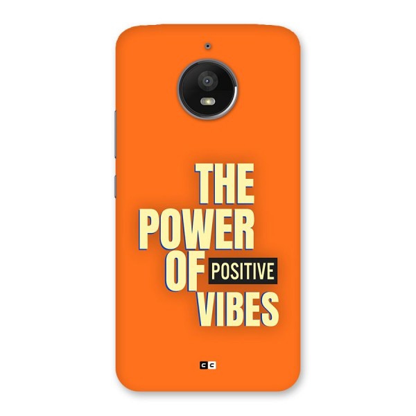 Upbeat Vibes Back Case for Moto E4 Plus