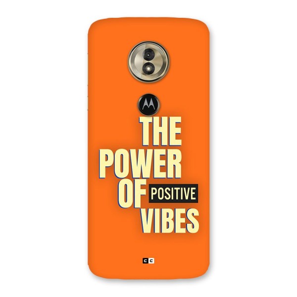 Upbeat Vibes Back Case for Moto G6 Play