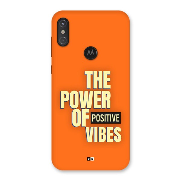 Upbeat Vibes Back Case for Motorola One Power