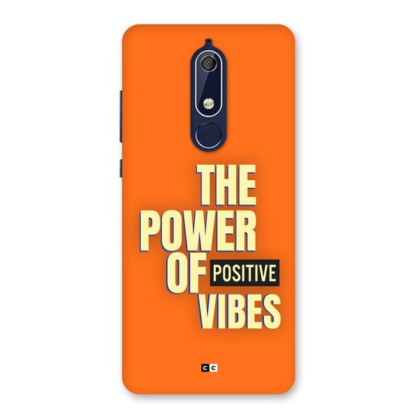 Upbeat Vibes Back Case for Nokia 5.1